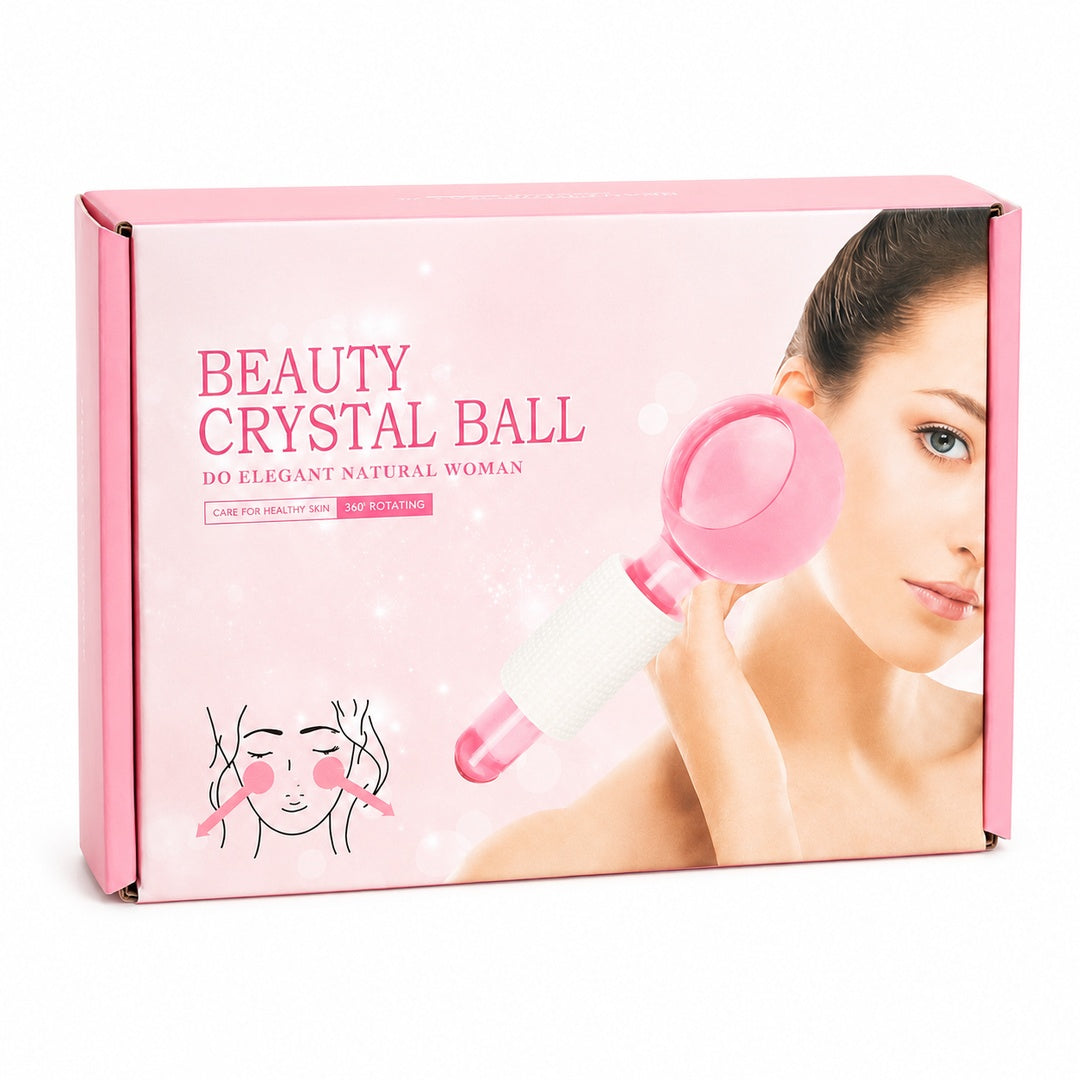 Globo Rodrillo facial masajeador 360º Rosado - vista 3 del producto