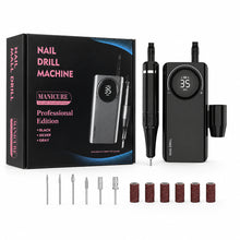Torno para Uñas Profesional Portátil Recargable Inalámbrico NEGRO - vista 3 del producto