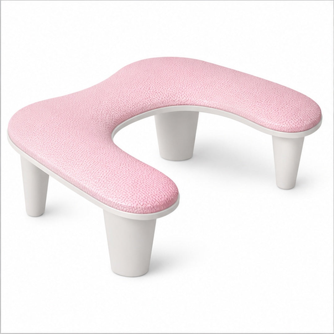 Posa Mano Apoya Brazo Almohadilla Manicure Cuero - variante NEGRO