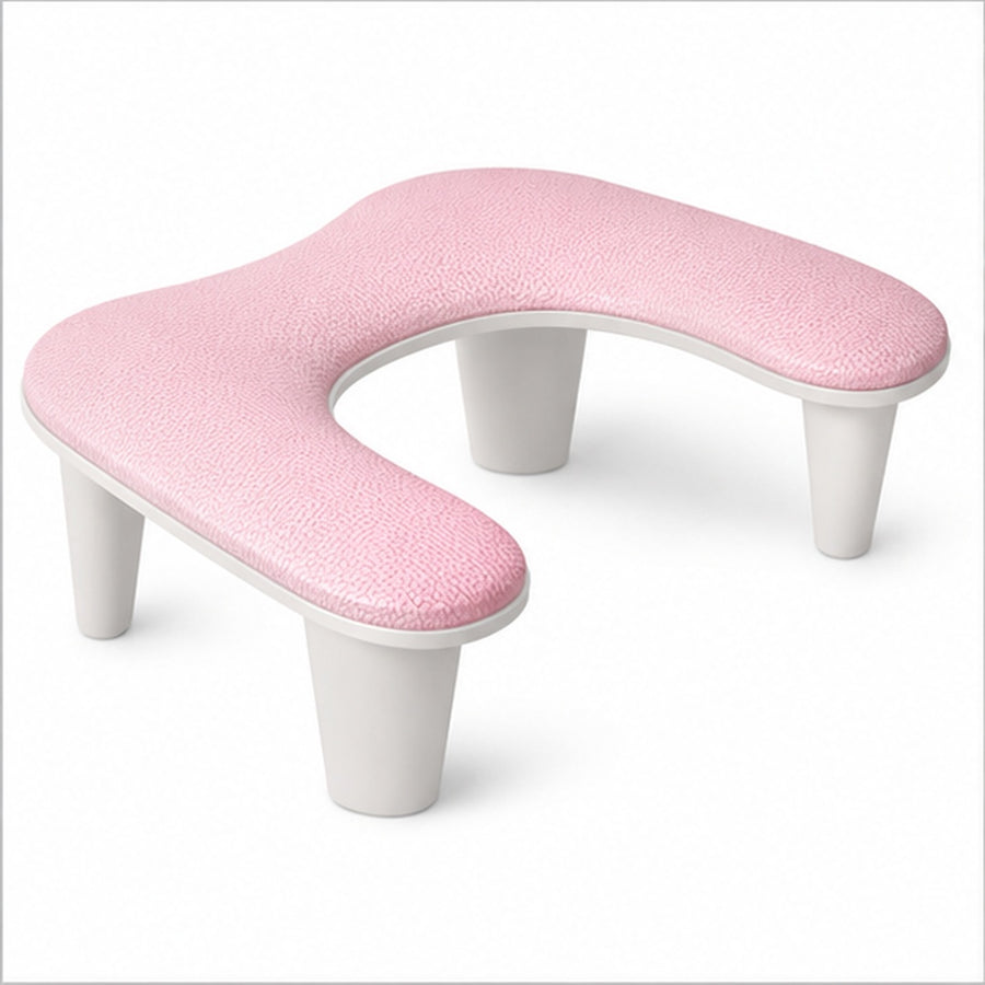 Posa Mano Apoya Brazo Almohadilla Manicure Cuero - variante NEGRO