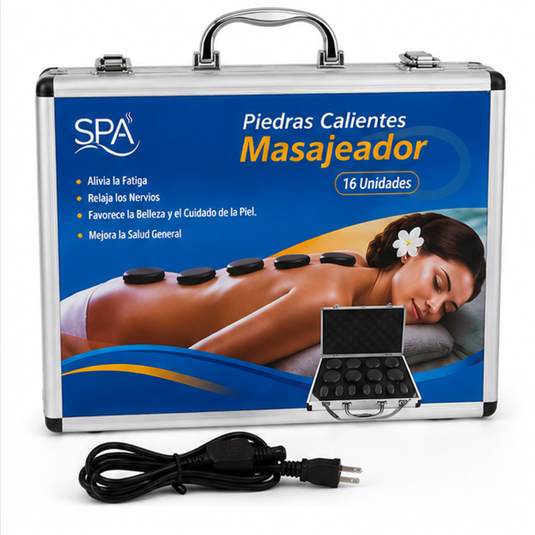 Spa De Piedras Calientes Masajeador 16 Unidades - vista 3 del producto