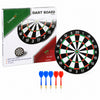 Tablero Tiro Al Blanco Reversible 37cm + 6 Dardos