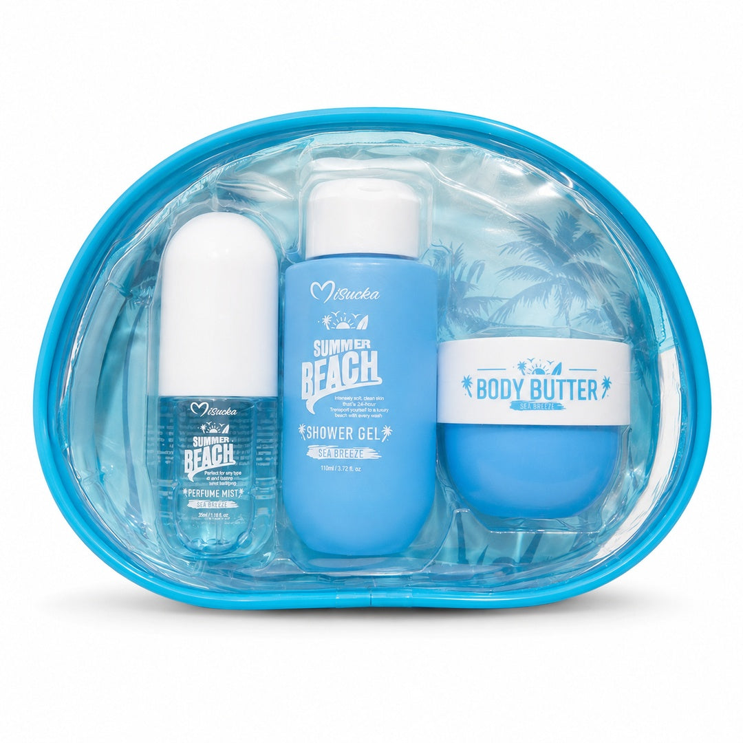Set viajero Misucka Summer Beach color Azul - vista 3 del producto