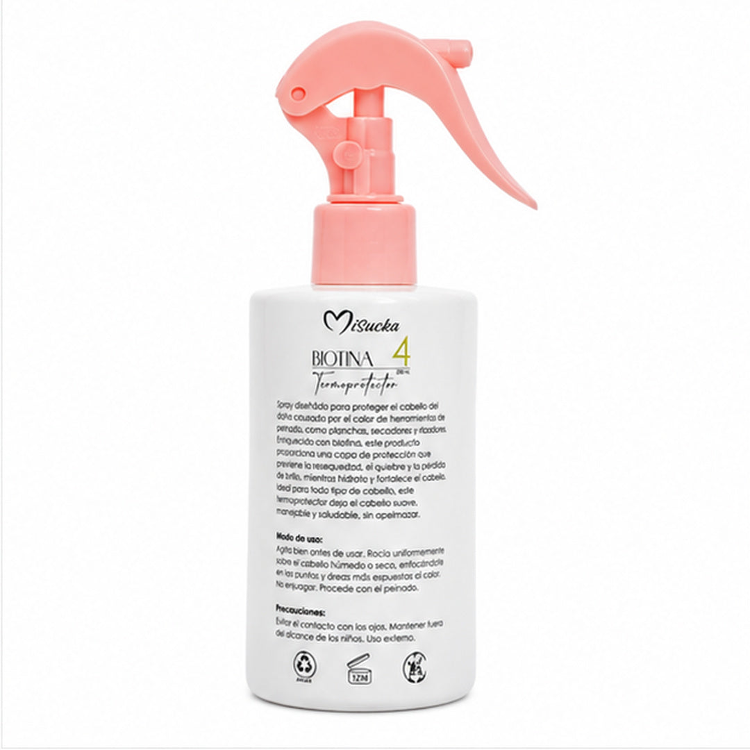 Termoprotector capilar Misucka Biotina paso 4 - vista 3 del producto