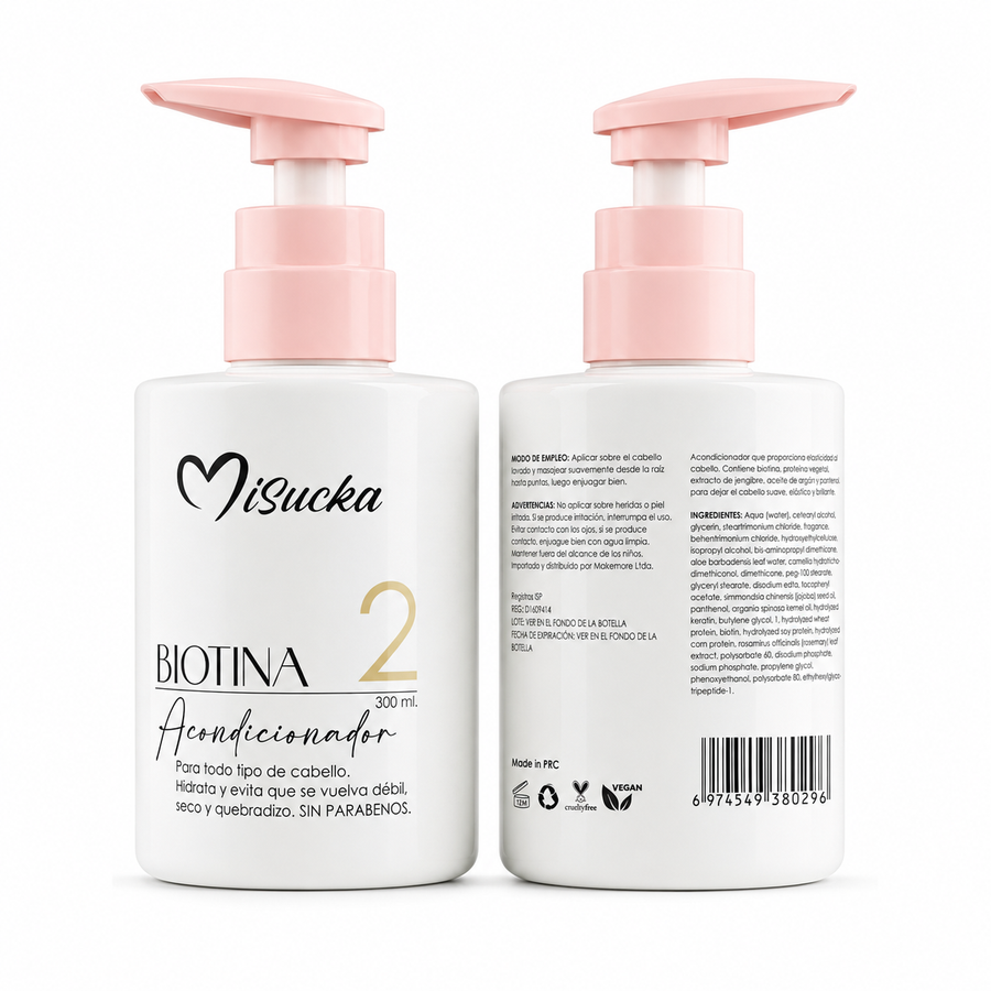 Acondicionador Misucka Biotina paso 2 - vista 3 del producto