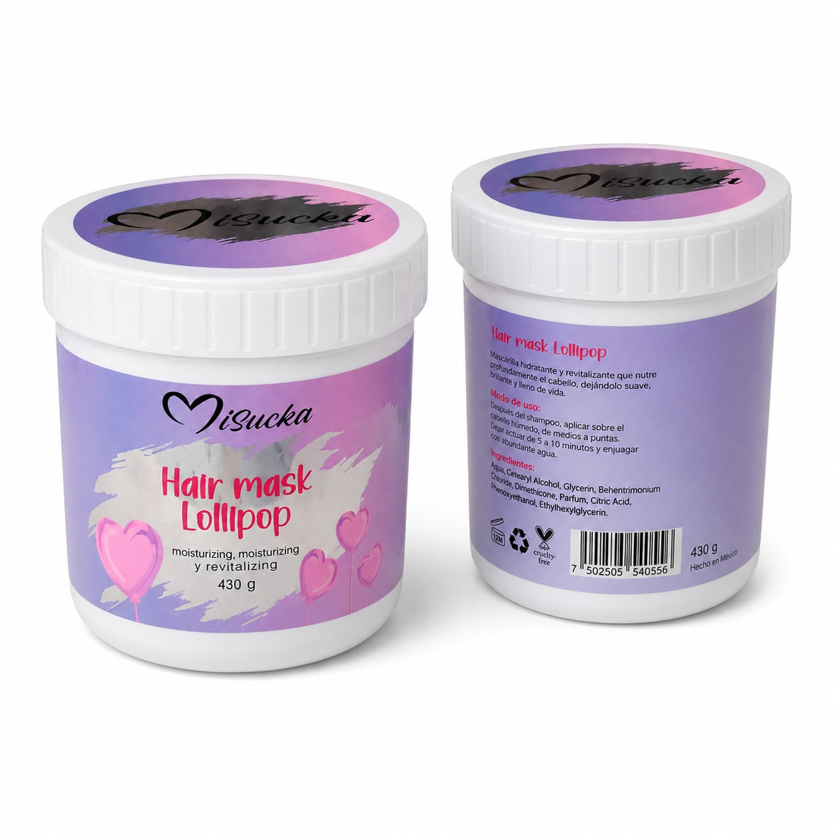 Mascarilla Capilar Lollipop 450g Misucka - vista 3 del producto