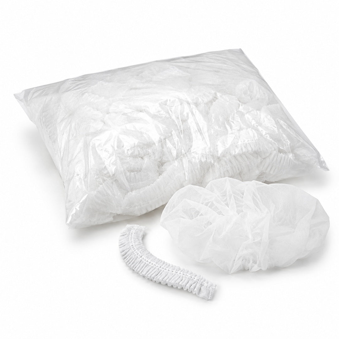 Cofia Gorro Desechable 100 Unidades Color Blanco - vista 3 del producto