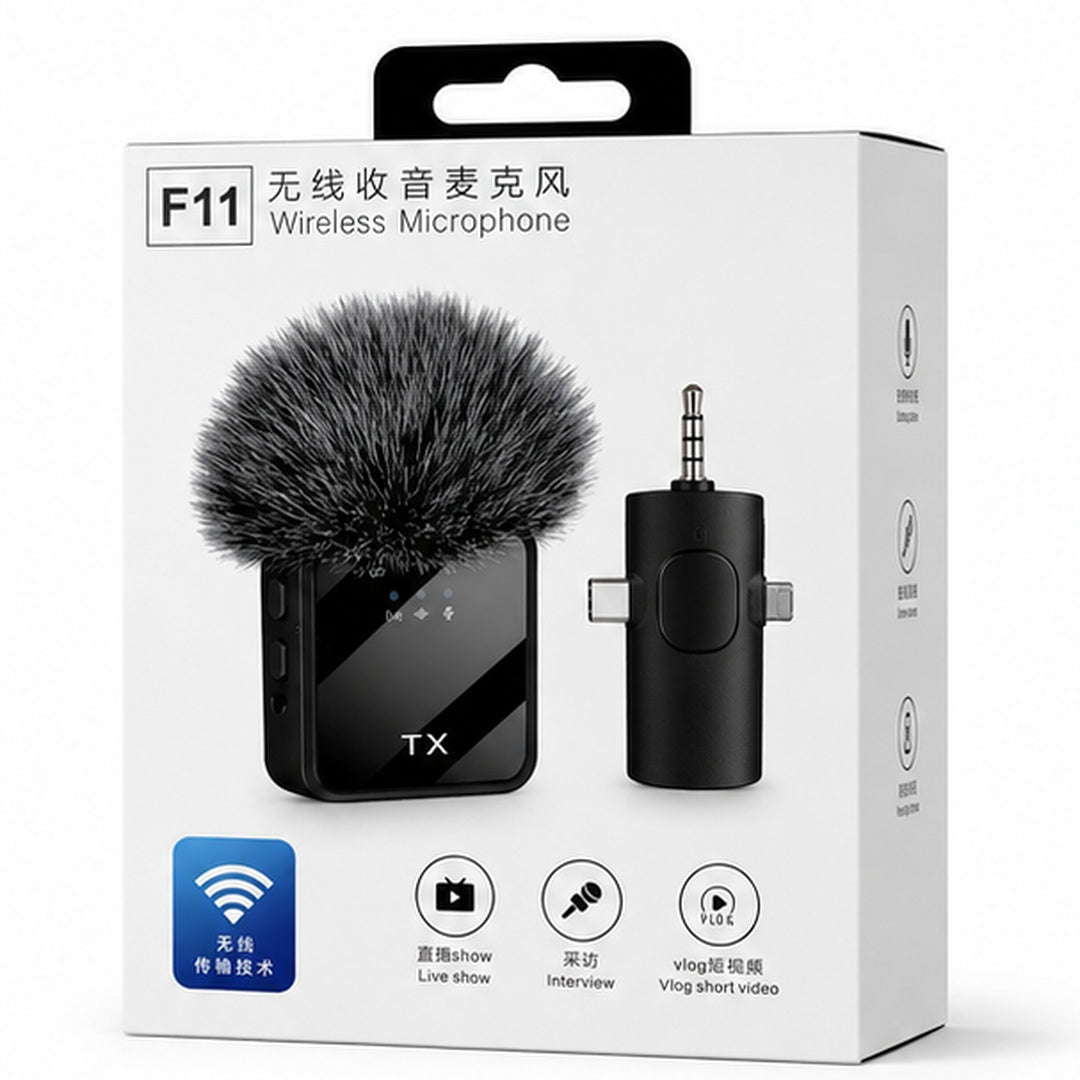 Microfonos Inalambrico Dual Para iPhone Y Android - vista 3 del producto