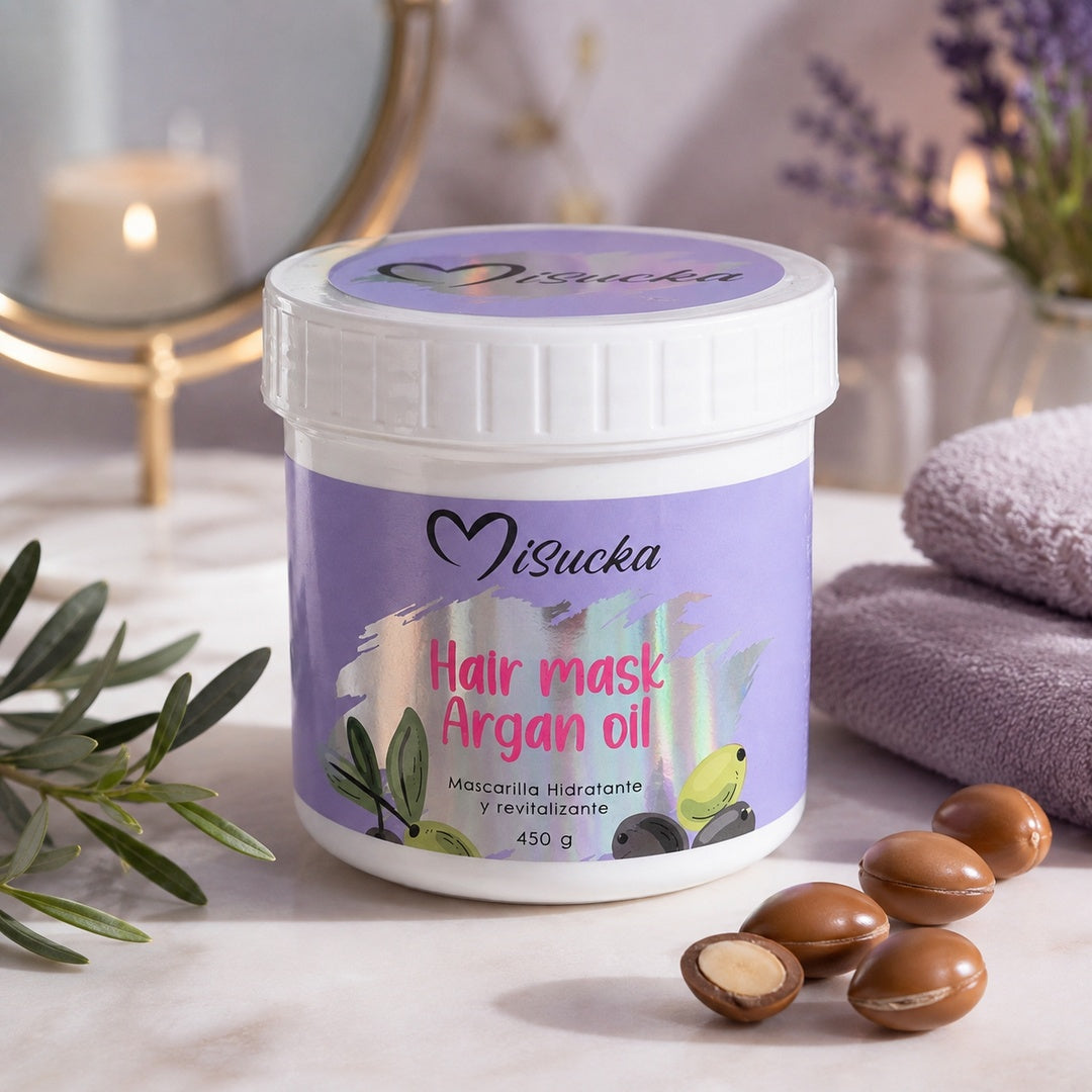 Mascarilla Capilar Misucka Hair Mask Argan Oil 450 g
