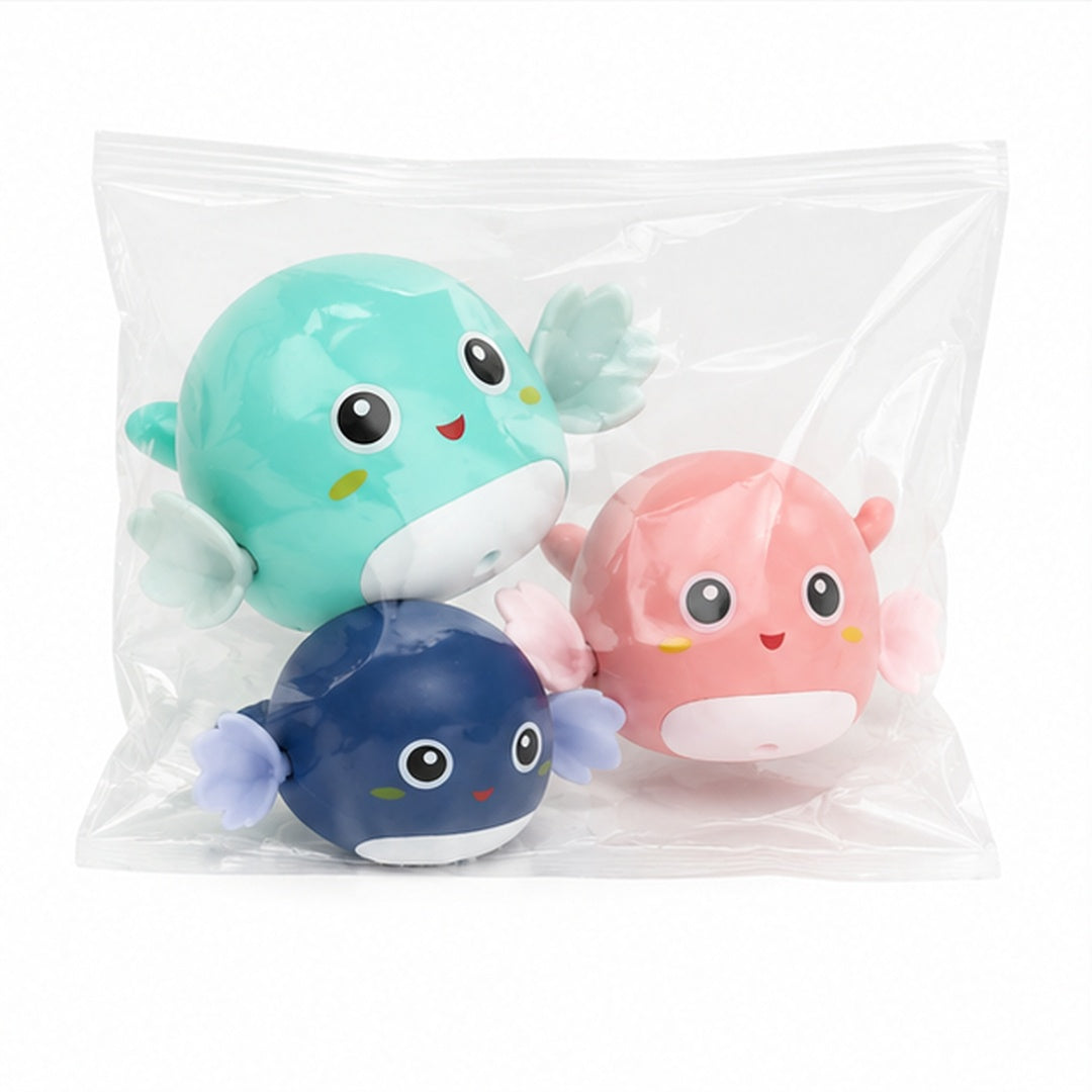 Pack 3 Juguete De Baño Acuático Ballena Bebes, Niños Y Niñas - vista 5 del producto