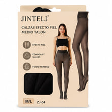CALZA CHIPORRO EFECTO PIEL PARA MUJER INVIERNO - vista 4 del producto