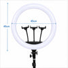 Aro Luz Led Profesional LJJ-45 45 cm Trípode 2.1 m