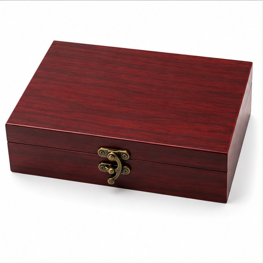 Set de vino en madera rectangular 5 piezas - vista 3 del producto