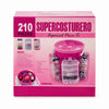 Costurero completo 210 piezas color fucsia