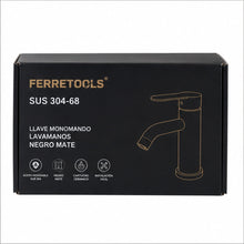 Llave Monomando Lavatorio Negro Mate - vista 3 del producto