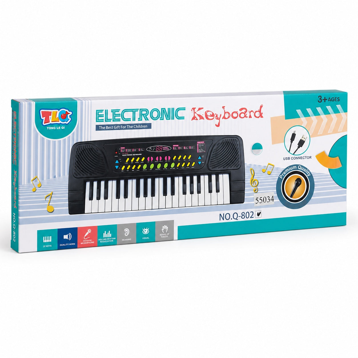 Piano Musical Con Micrófono Para Niños - vista 3 del producto