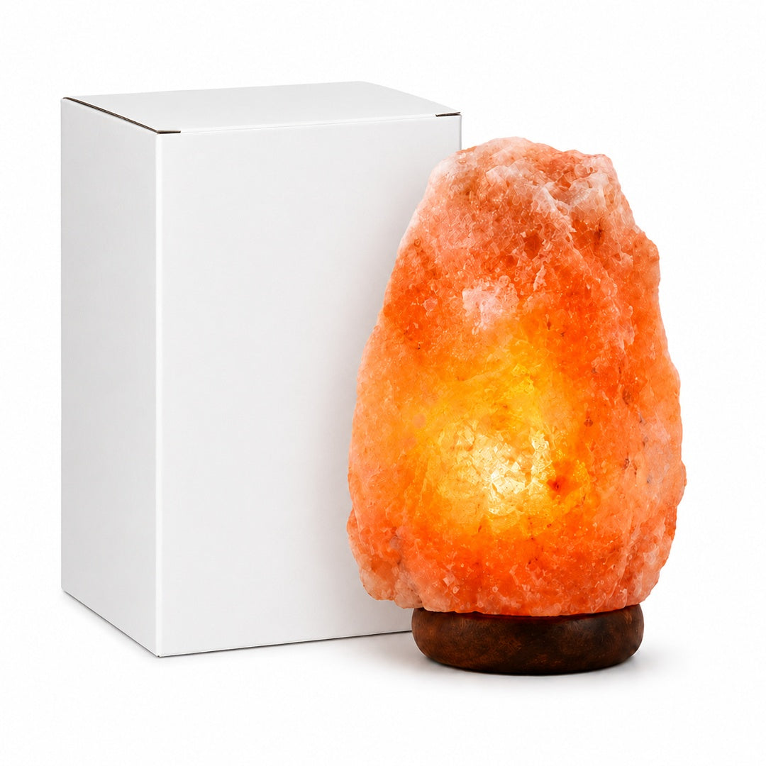 Lámpara de sal del Himalaya grande de 22 x 12 cm - vista 3 del producto