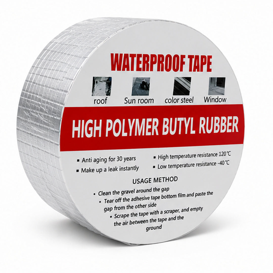 Cinta Impermeable Butilo Térmica Para Reparar Goteras 5cm X 5m - imagen principal