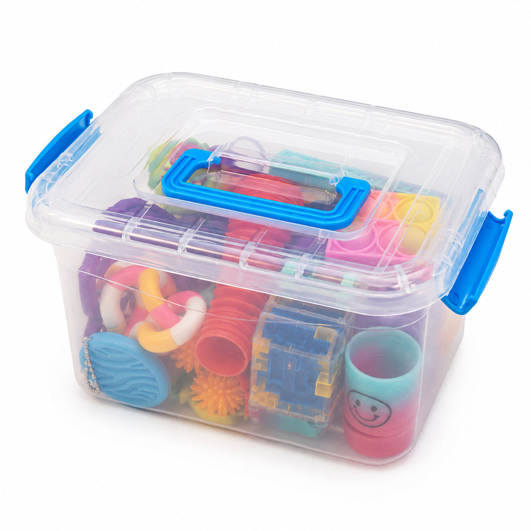 Kit de juguetes sensoriales 19 piezas plástico y goma - vista 3 del producto