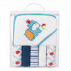 Set De Toalla Con Capucha Bebés Y Toallitas Multiuso Niños