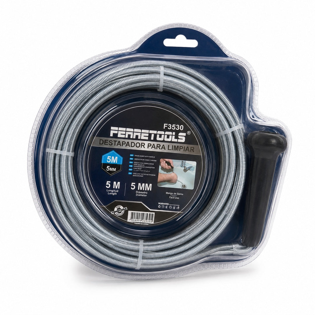 Destapacañerías Ferretools F3530 5 m