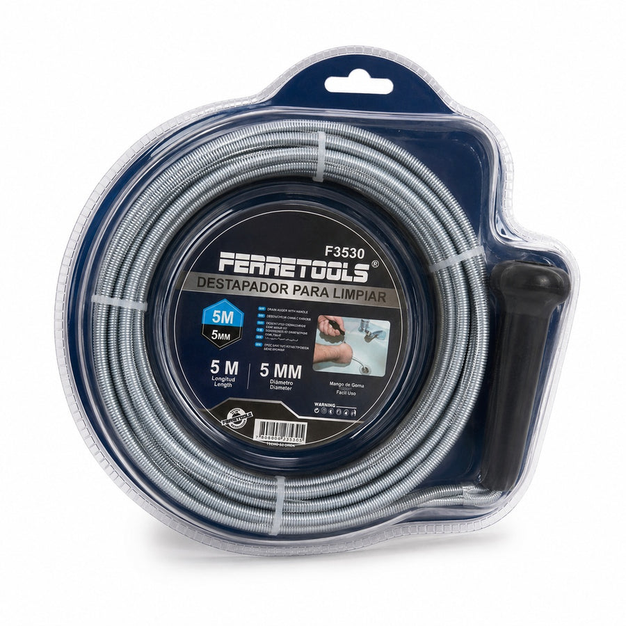 Destapacañerías Ferretools F3530 5 m