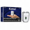Afeitadora Kemei Mini Km-C40 Recargable Shaver Plateado