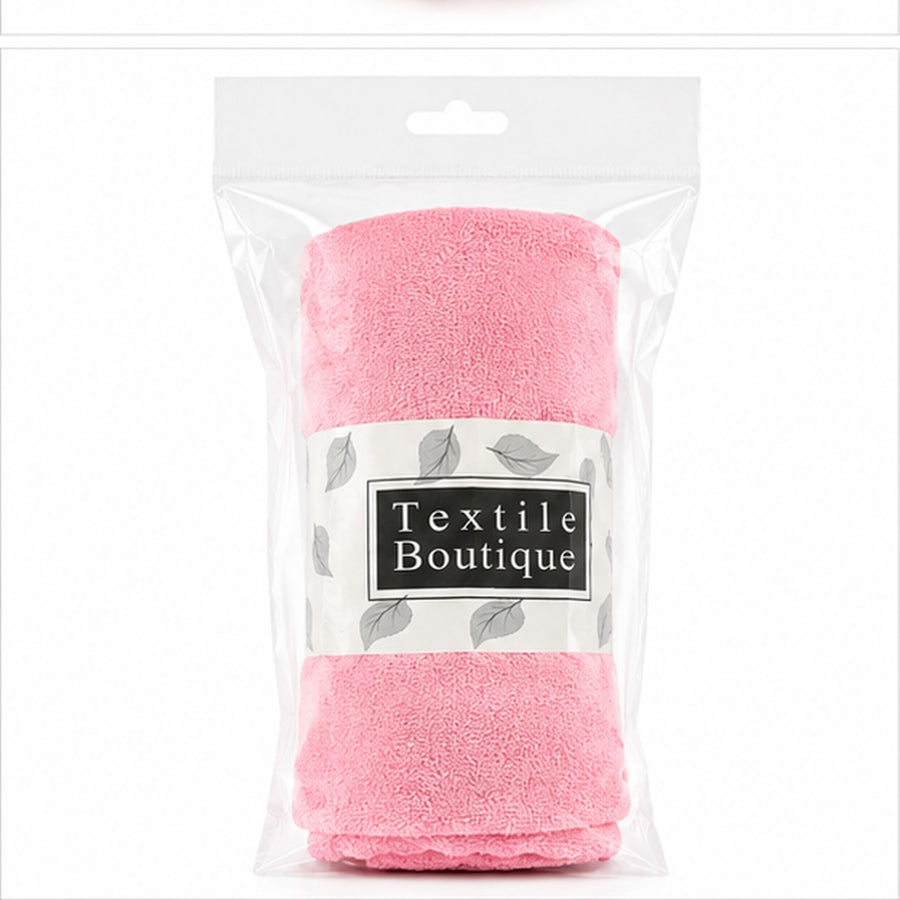 Toalla de microfibra Textile Boutique color Rosado - detalle del producto