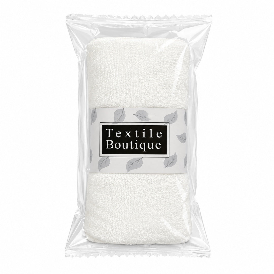 Toalla de microfibra Textile Boutique color Blanco - detalle del producto