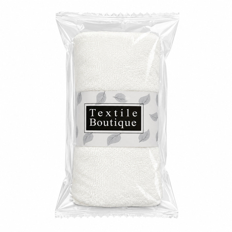 Toalla de microfibra Textile Boutique color Blanco - detalle del producto