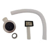 Desague Plastico Lavaplatos 1 1/2 Ctubo Rebalse Color Blanco