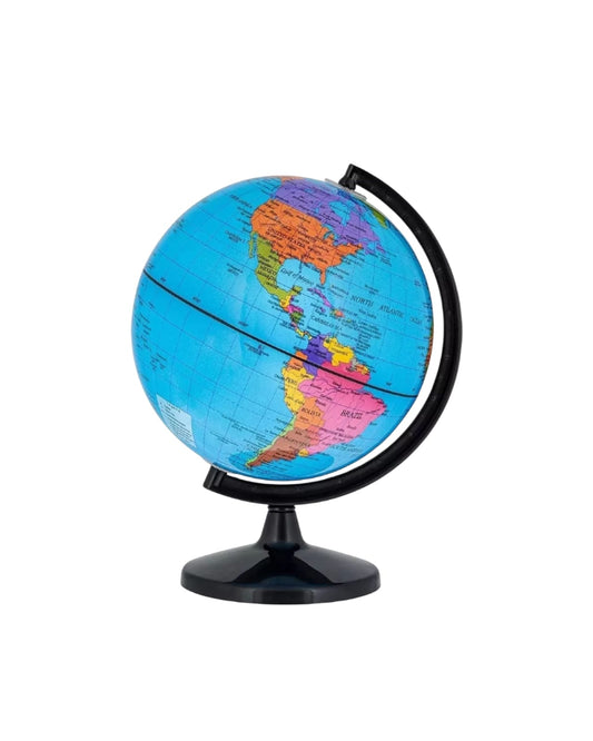 Globo Terráqueo Giratorio Grande 30cm Con Luz