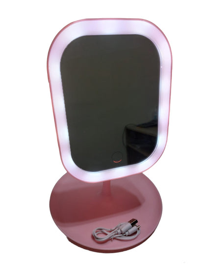 Espejo Con Luz Led para Maquillaje Recargable