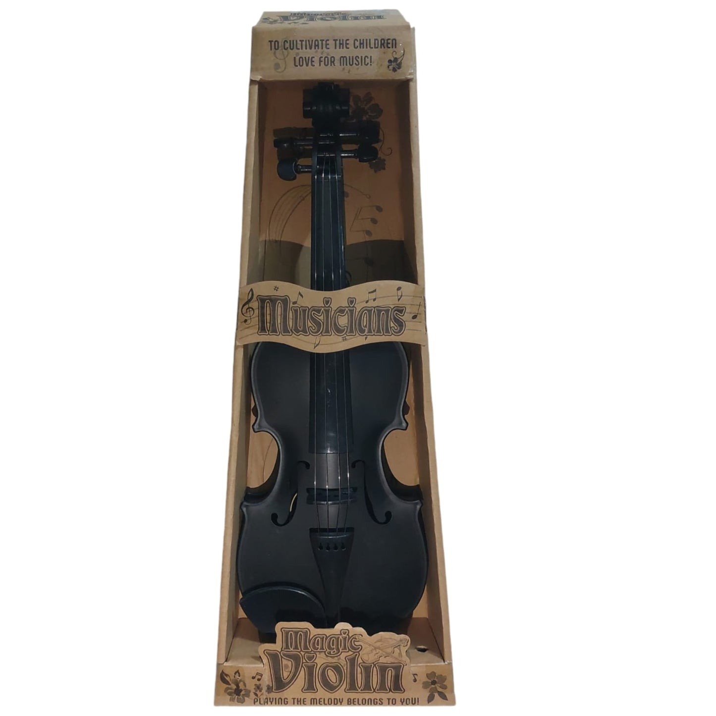 Violin Instrumento Musical Para Niños Juguetes NEGRO