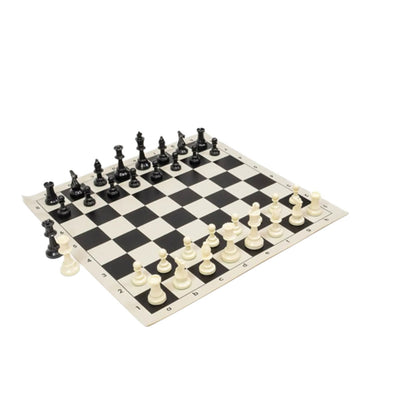 Tablero Ajedrez Profesional 42x42cm Enrollable Chess