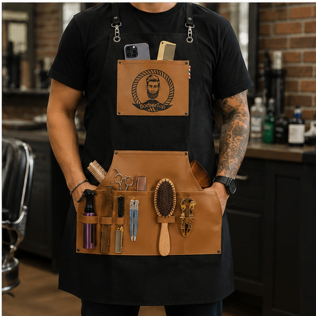 Pechera Delantal de Barberia y Peluquería Multiusos - vista 4 del producto