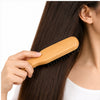 Cepillo de madera antiestático para cabello