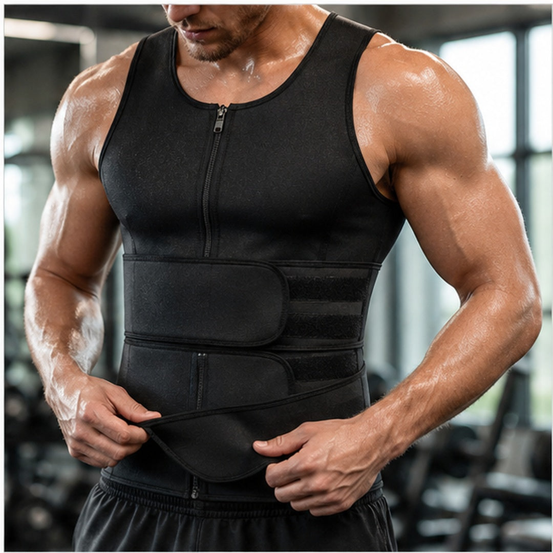 Chaleco De Neopreno Y Doble Apriete Para Hombre - variante L
