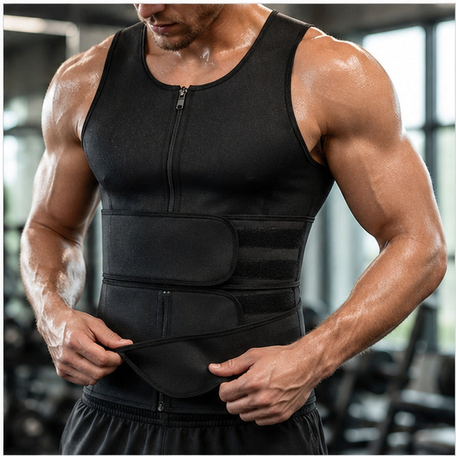 Chaleco De Neopreno Y Doble Apriete Para Hombre - variante L