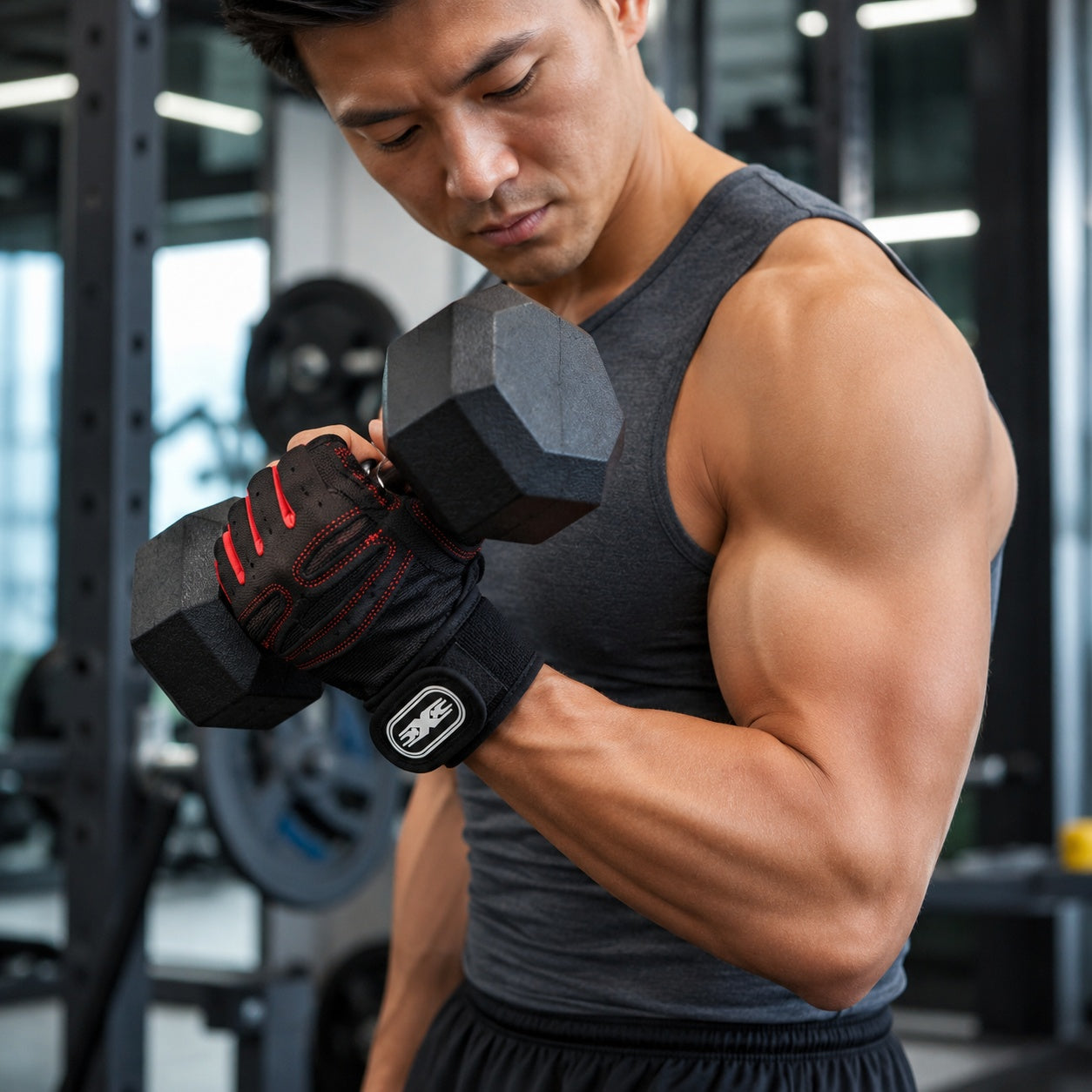 Guantes Entrenamiento Gym Pesas Antideslizantes - vista 8 del producto