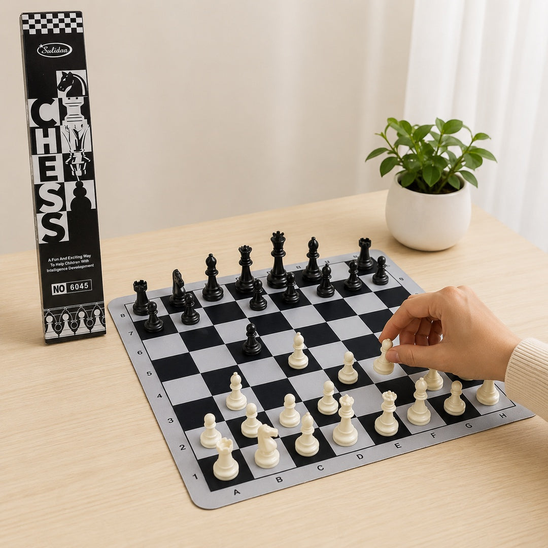 Tablero Ajedrez Profesional 42x42cm Enrollable Chess - vista 4 del producto