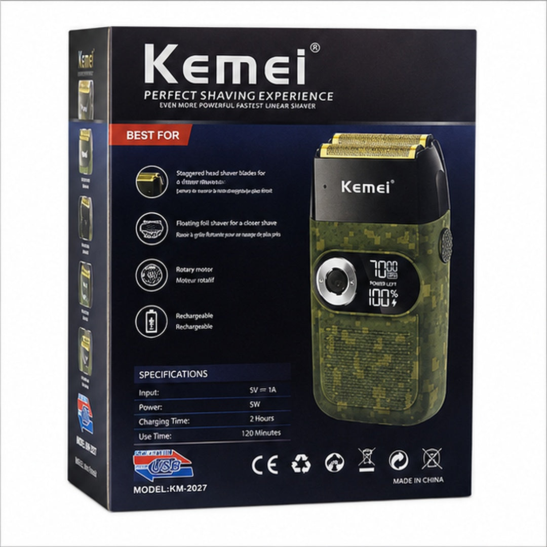 Afeitadora Shaver Kemei Km-2027 Camuflaje - vista 4 del producto