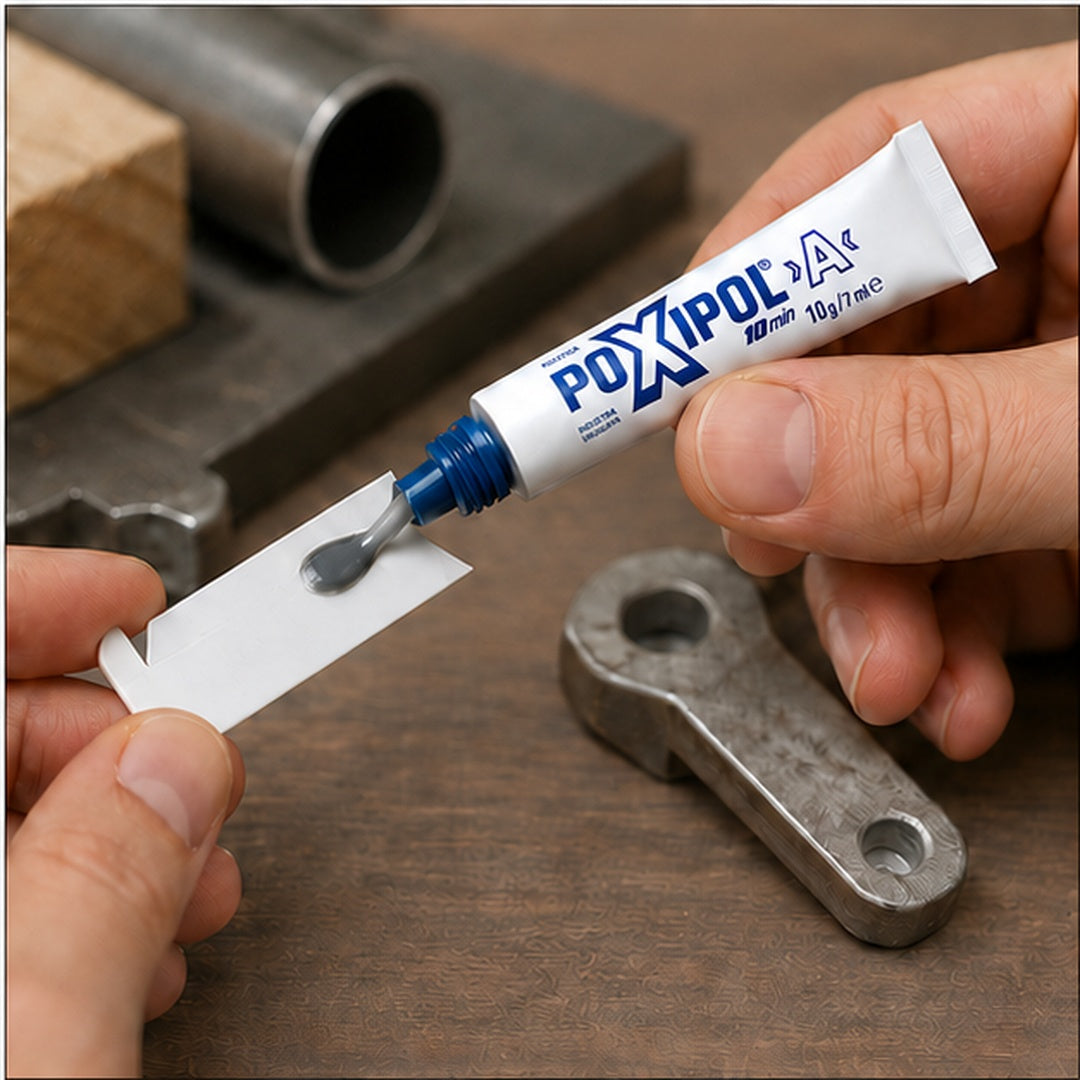 Soldadura Plástica Poxipol Gris 21 gr - vista 4 del producto