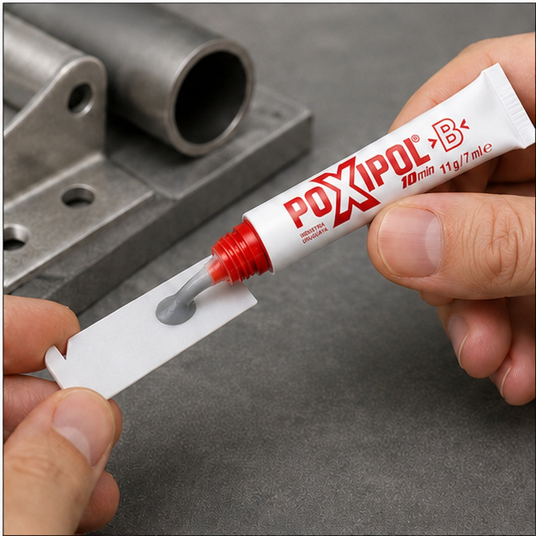 Soldadura Plástica Poxipol Gris 21 gr - vista 8 del producto