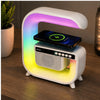 Cargador Portatil iPhone Inteligente Con Bluetooh Radio Led Cuadrado XM-G3