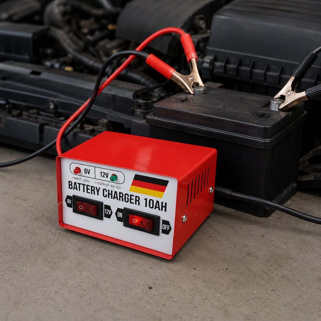 Cargador Batería 10amp. 220 A 6v-12v. - vista 4 del producto