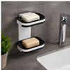 Estante Doble Para Jabón  De Baño Diseño Hogar