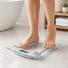 Báscula Digital Balanza Personal De Baño 180kg Plateado
