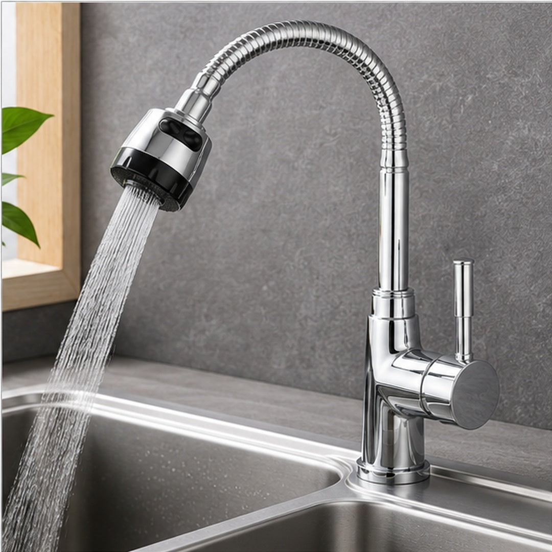Llave Monomando Con Cuello Flexible Acero Inoxidable YTS - vista 4 del producto