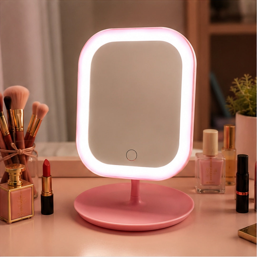 Espejo Con Luz Led para Maquillaje Recargable - vista 4 del producto